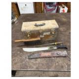 Craftsman Tool Box Brush Machete  Blow Gun