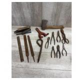 Axe Pliers  Files Tool Assortment