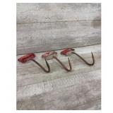 Hay Hooks Steel Red Handles