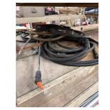 Hoses and spray wand.