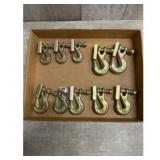 Clevis Grab Hooks G70 Silver