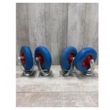 Blue Caster Set of 4