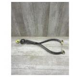 Timber Tuff spring-load log skidding tongs.