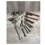 Sockets Wrenches Screwdrivers Pliers and Pipe Wren