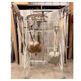 Garden Tool Cart with Tools