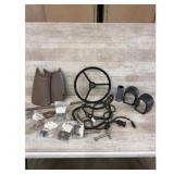 John Deere Steering Wheel and misc. parts
