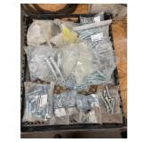 Assorted Galvanized Bolts Nuts Washers