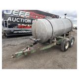 1000 Gal. Stainless Nurse Tank On Trailer