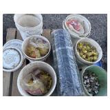 Skid of Electric Fence Connectors.