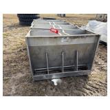 (4) 4ft Hog Feeders
