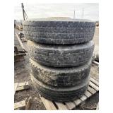 Yokohama 11R24.5 on Steel Wheels