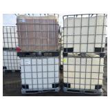 (4) 250 Gallon Chemical Totes