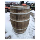 Large Cognac Brandy Barrel
