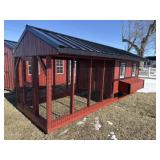 6x16 Chicken Coop with 5 Nesting Boxes
