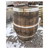 Large Cognac Barrel