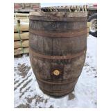Large Cognac Barrel