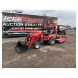 2023 Massey Ferguson GC1723 Tractor With Bush Hog