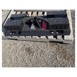 Heavy Duty Receiver Hitch Skid Steer Plate