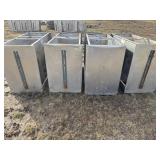 (4) 4ft Hog Feeders