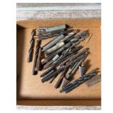 Drill Bits Assortment, Mixed Sizes, Various Types