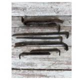 Vintage Assorted Crowbars - Nail Pullers, Pry Bars