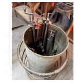 Pipe Clamps - Assorted Sizes, Metal