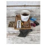 Mixed Tool Lot - Nails, Shims, Sanding Pads, Misc.