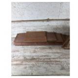 Woodworking Lot: Wood Pieces and Corner Pieces