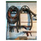 Hose Reel and Accessories - Orange Hose, Black Vac