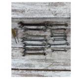 Wrenches - Combination, Open End, Assorted Sizes -