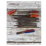 Assorted Files - Metalworking Tools, Various Sizes