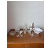 Clear Glass Bowls  Cup Decorative Items