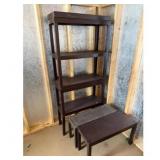Brown Shelving Unit