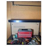 Craftsman Red Tool Box with Hand Tools