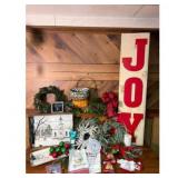 Christmas JOY Sign and decor