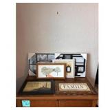 Assorted Picture Frame Collection