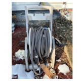 Hose Reel Cart wHose - Gray