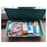 Storage Container w Craft Supplies and Gift Bags