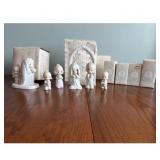 Precious Moments Bride  Groom Figurine Set