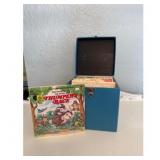 Disney Thumpers Race Storybook Blue Vinyl Record C