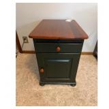 Accent Furniture Side Table Green Cabinet