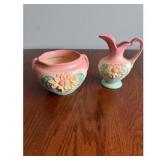 Hull Art USA Creamer and Planter Set