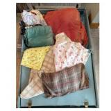Suitcase with Fabrics