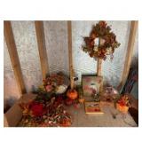 Fall Wreath and Fall Decor