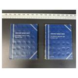 Two Lincoln Head Cent Collection Albums