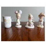 Precious Moments Mug and Figurines