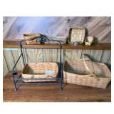 Longaberger Brown Woven Baskets