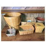 Longaberger Wood Basket Collection