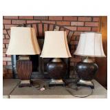 Set of 3 Table Lamps