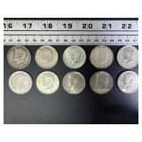 1965 to 1969 Kennedy Half Dollars